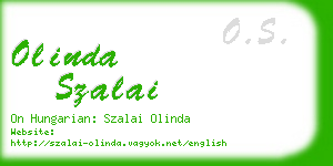 olinda szalai business card